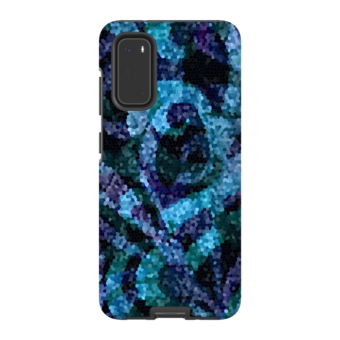 Galaxy S20 StrongFit Mosaic Floral Abstract G21B by Medusa GraphicArt