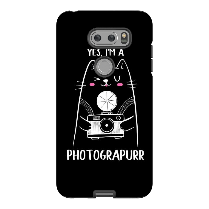 V30 StrongFit Yes, i’m a Photograpurr for dark by Afif Quilimo