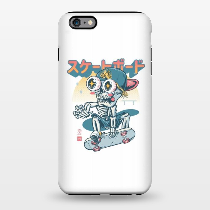 iPhone 6/6s plus StrongFit Kawaii Skateboarder by Afif Quilimo