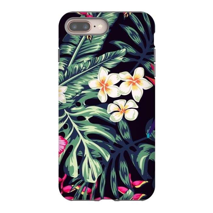 iPhone 7 plus StrongFit Tropical Floral Pattern XVII by ArtsCase