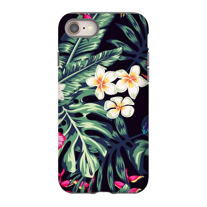 iPhone 8 StrongFit Tropical Floral Pattern XVII by ArtsCase