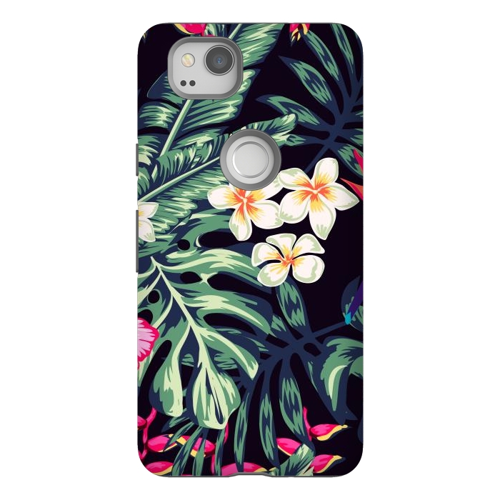 Pixel 2 StrongFit Tropical Floral Pattern XVII by ArtsCase