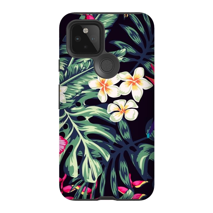 Pixel 5 StrongFit Tropical Floral Pattern XVII by ArtsCase