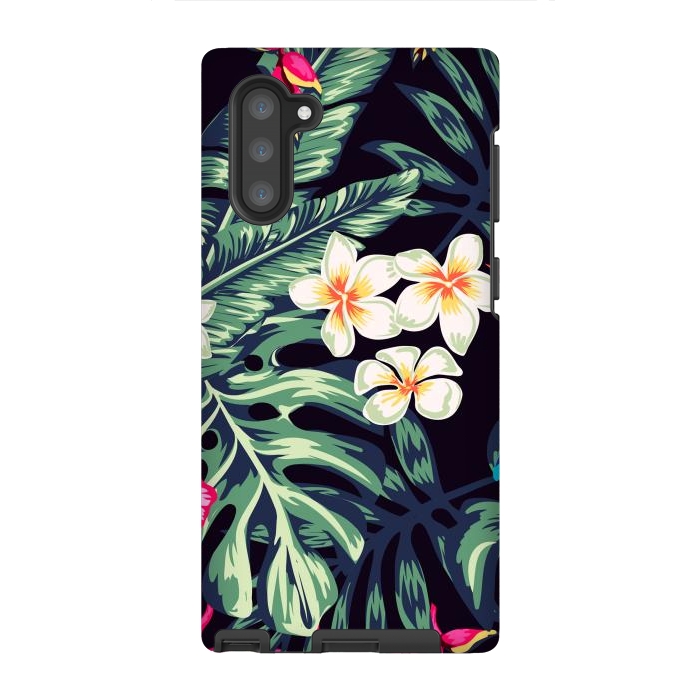 Galaxy Note 10 StrongFit Tropical Floral Pattern XVII by ArtsCase