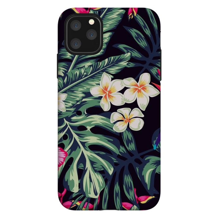 iPhone 11 Pro Max StrongFit Tropical Floral Pattern XVII by ArtsCase