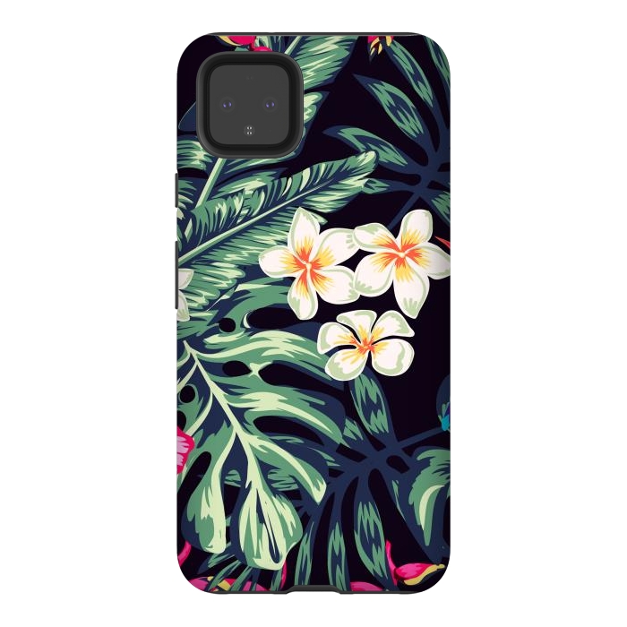 Pixel 4XL StrongFit Tropical Floral Pattern XVII by ArtsCase