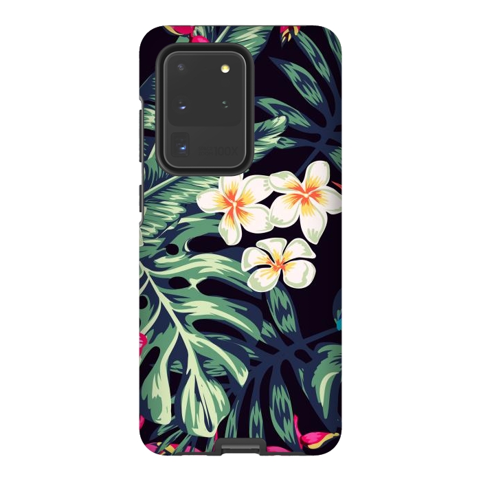 Galaxy S20 Ultra StrongFit Tropical Floral Pattern XVII by ArtsCase