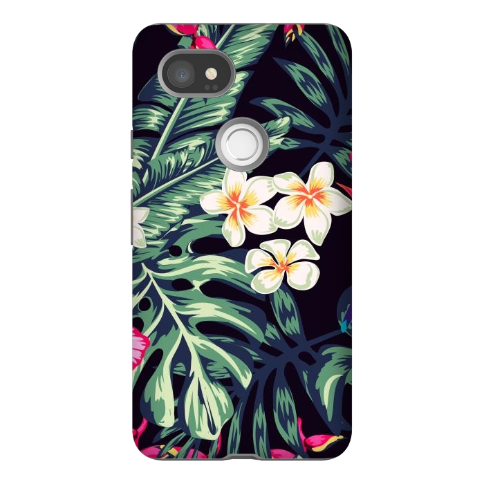 Pixel 2XL StrongFit Tropical Floral Pattern XVII by ArtsCase