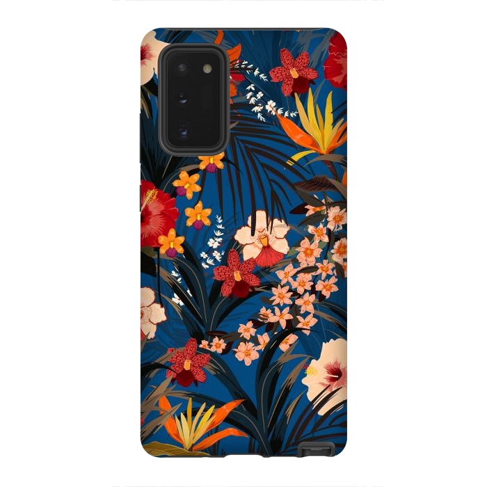 Galaxy Note 20 StrongFit Fashionable Tropical Environment with Deep Jungle Plants by ArtsCase