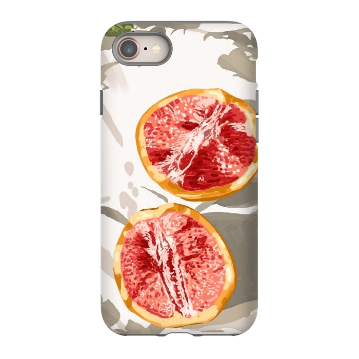 iPhone SE StrongFit Grapefruit Kinda Zest For Life by Uma Prabhakar Gokhale