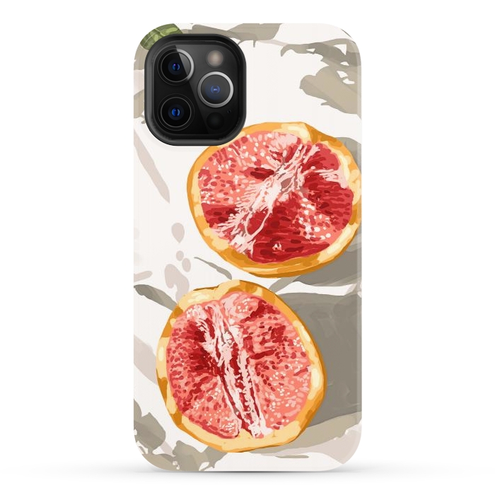 iPhone 12 Pro StrongFit Grapefruit Kinda Zest For Life by Uma Prabhakar Gokhale