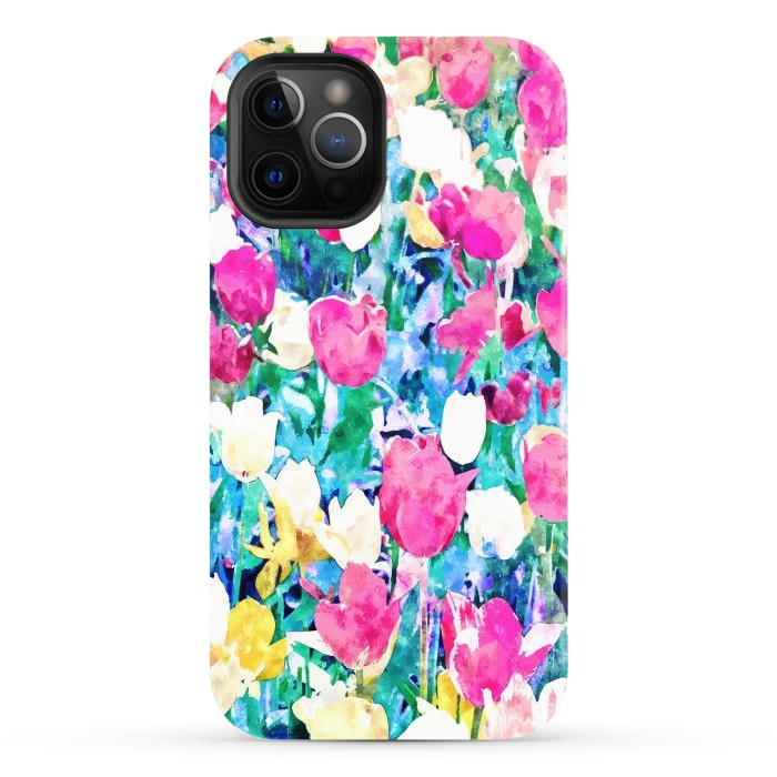 iPhone 12 Pro Max StrongFit Meadow in Bloom by Uma Prabhakar Gokhale
