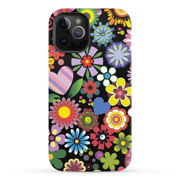 iPhone 12 Pro Max StrongFit Floral mix 2 by ArtsCase