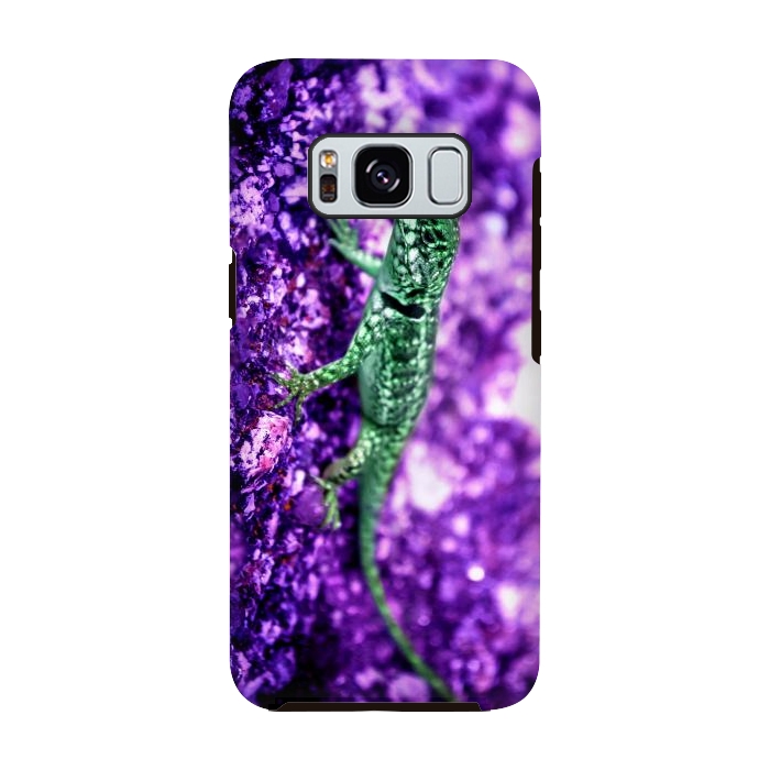 Galaxy S8 StrongFit Lizard by Laura Nagel