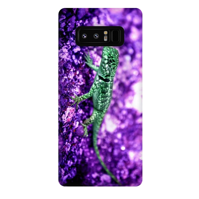 Galaxy Note 8 StrongFit Lizard by Laura Nagel