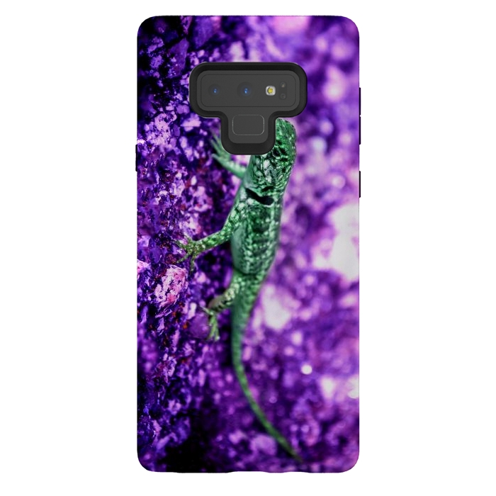 Galaxy Note 9 StrongFit Lizard by Laura Nagel