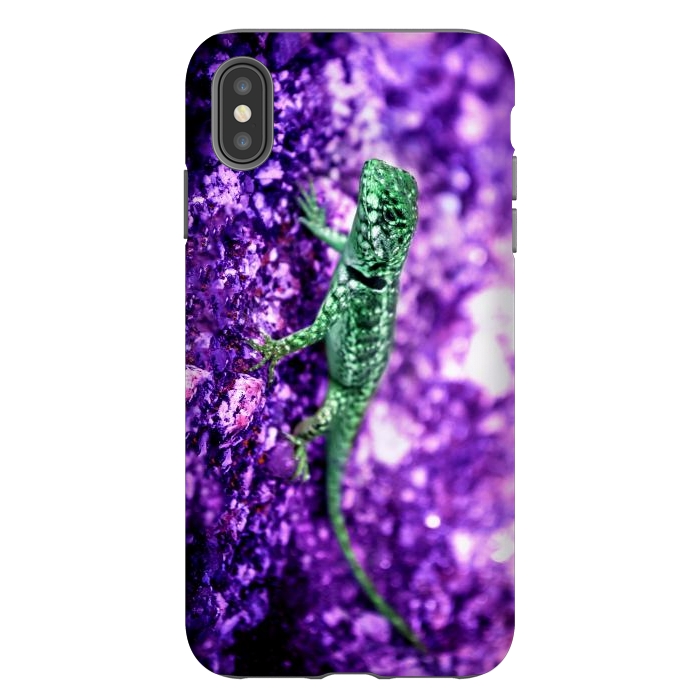 iPhone Xs Max StrongFit Lizard by Laura Nagel