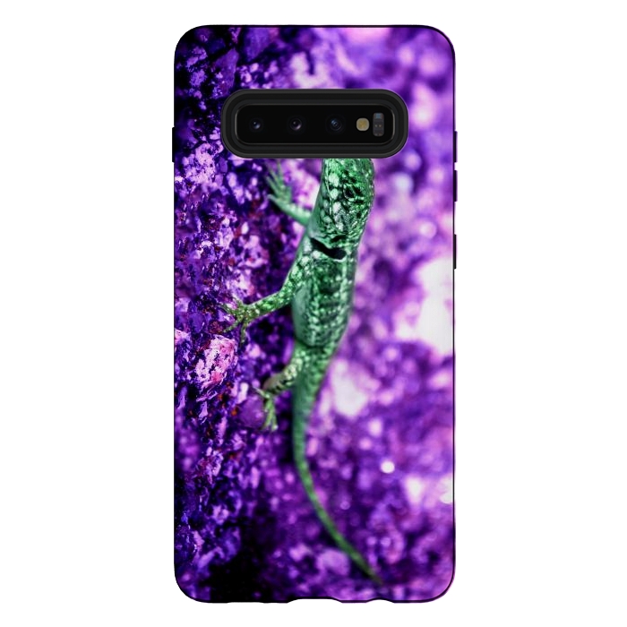 Galaxy S10 plus StrongFit Lizard by Laura Nagel