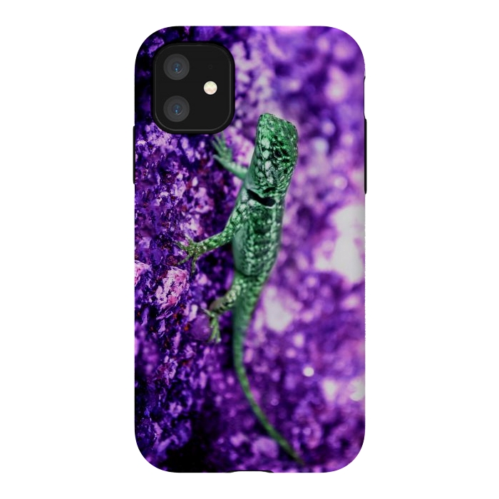 iPhone 11 StrongFit Lizard by Laura Nagel