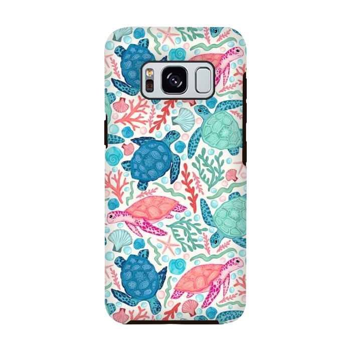 Galaxy S8 StrongFit Paradise Beach Turtles by Tangerine-Tane