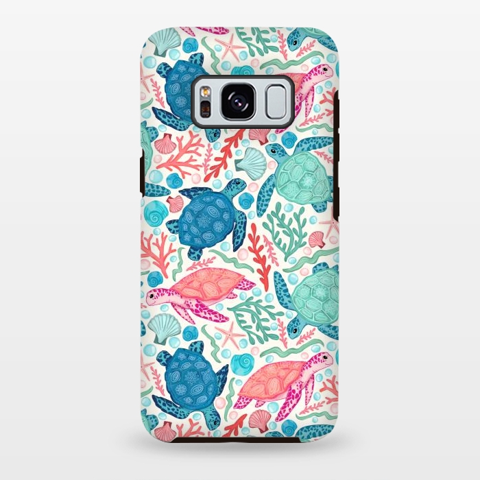 Galaxy S8 plus StrongFit Paradise Beach Turtles by Tangerine-Tane
