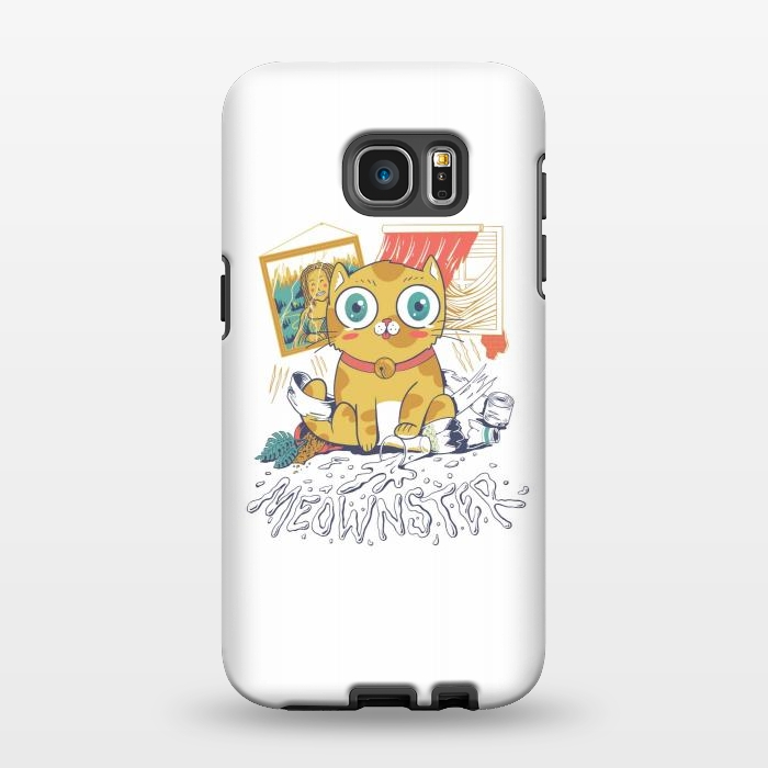 Galaxy S7 EDGE StrongFit Meownster by Afif Quilimo