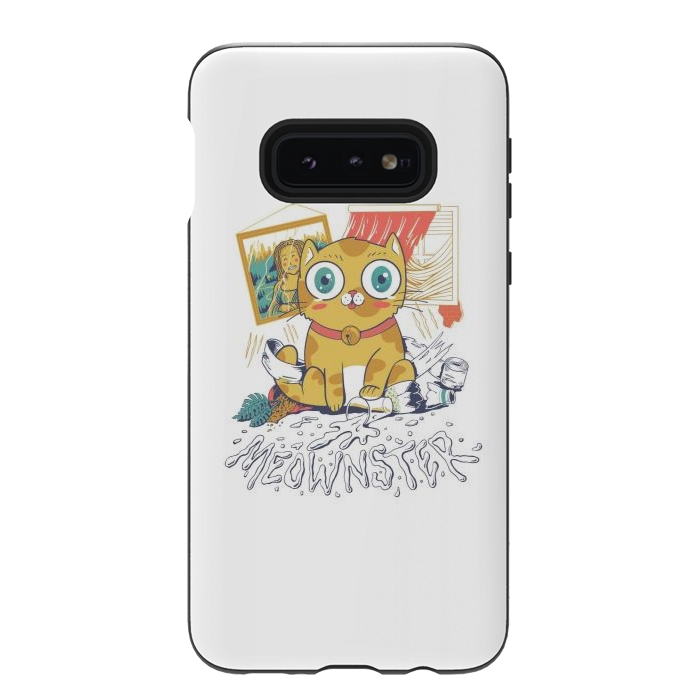 Galaxy S10e StrongFit Meownster by Afif Quilimo