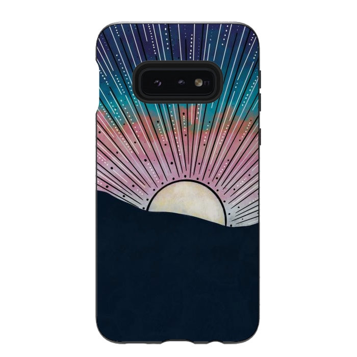 Galaxy S10e StrongFit Sunrise  by Rose Halsey