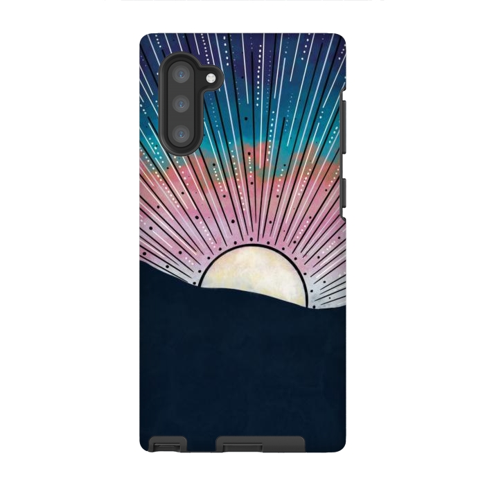 Galaxy Note 10 StrongFit Sunrise  by Rose Halsey