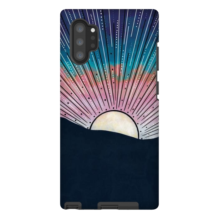 Galaxy Note 10 plus StrongFit Sunrise  by Rose Halsey