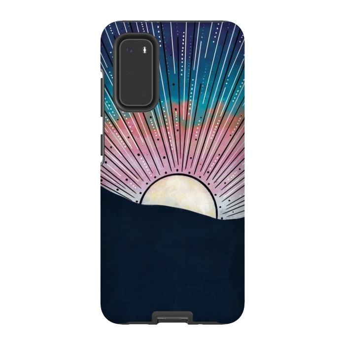 Galaxy S20 StrongFit Sunrise  by Rose Halsey