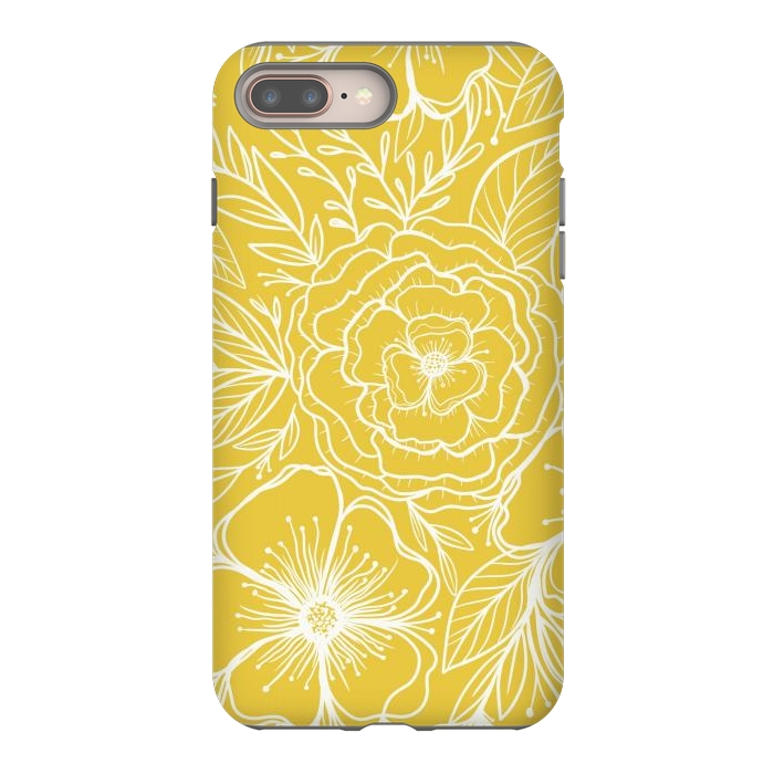 iPhone 7 plus StrongFit Yellow sunshine by Rose Halsey