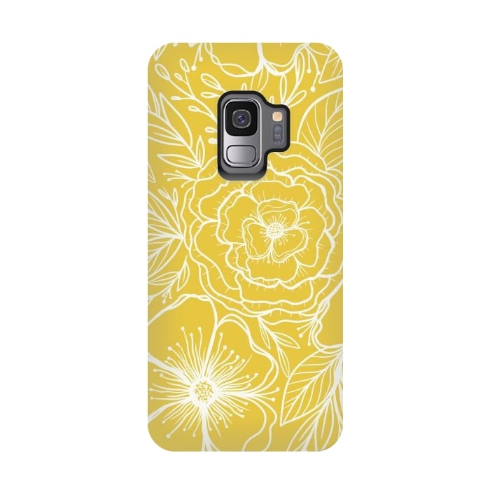 Galaxy S9 StrongFit Yellow sunshine by Rose Halsey