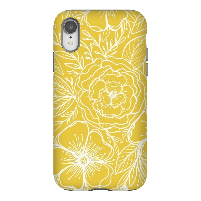 iPhone Xr StrongFit Yellow sunshine by Rose Halsey
