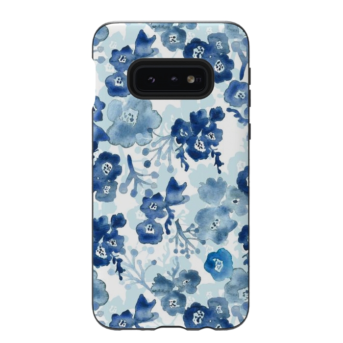 Galaxy S10e StrongFit Blooms of Ink by Tangerine-Tane