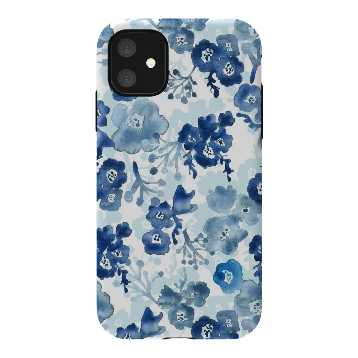 iPhone 11 StrongFit Blooms of Ink by Tangerine-Tane