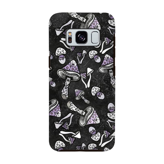 Galaxy S8 StrongFit Shrooms by Rose Halsey
