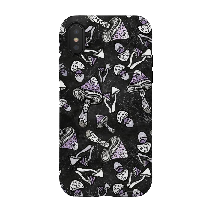 iPhone Xs / X StrongFit Shrooms by Rose Halsey