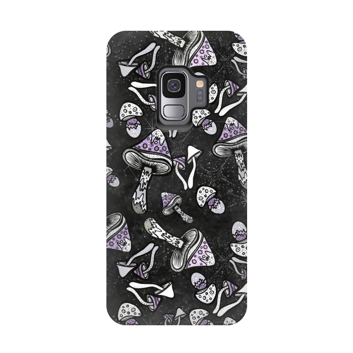 Galaxy S9 StrongFit Shrooms by Rose Halsey
