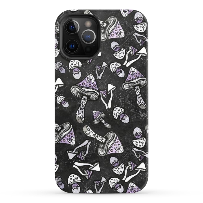 iPhone 12 Pro StrongFit Shrooms by Rose Halsey