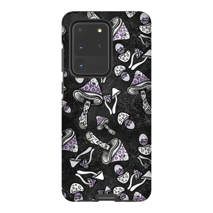 Galaxy S20 Ultra StrongFit Shrooms by Rose Halsey