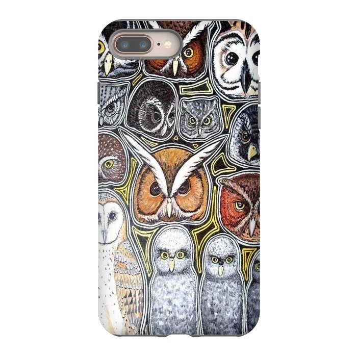 iPhone 7 plus StrongFit Owls of Costa Rica by Chloe Yzoard