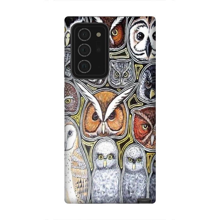 Galaxy Note 20 Ultra StrongFit Owls of Costa Rica by Chloe Yzoard