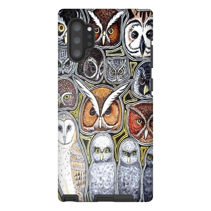 Galaxy Note 10 plus StrongFit Owls of Costa Rica by Chloe Yzoard