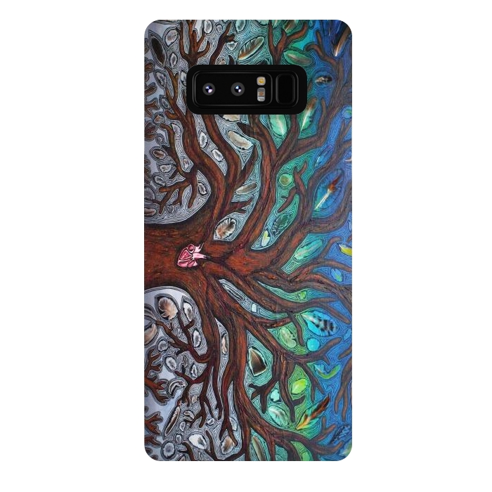 Galaxy Note 8 StrongFit Tree of life by Chloe Yzoard