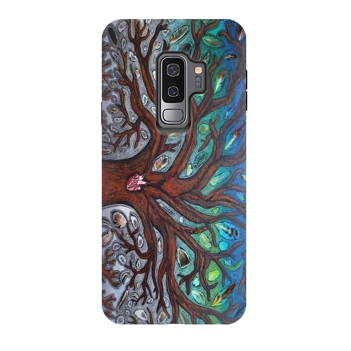 Galaxy S9 plus StrongFit Tree of life by Chloe Yzoard