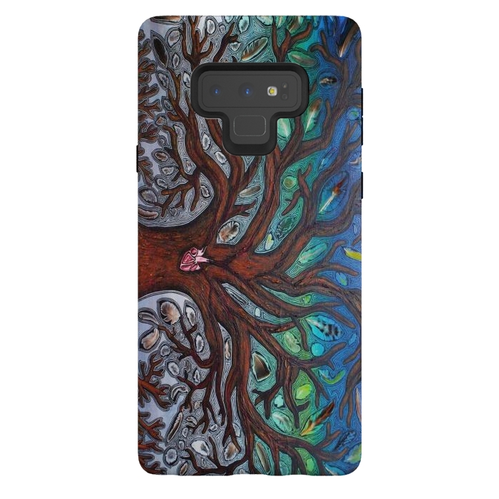 Galaxy Note 9 StrongFit Tree of life by Chloe Yzoard