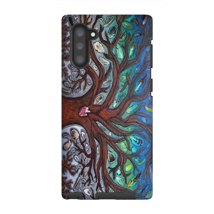 Galaxy Note 10 StrongFit Tree of life by Chloe Yzoard