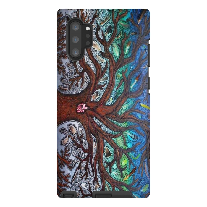 Galaxy Note 10 plus StrongFit Tree of life by Chloe Yzoard