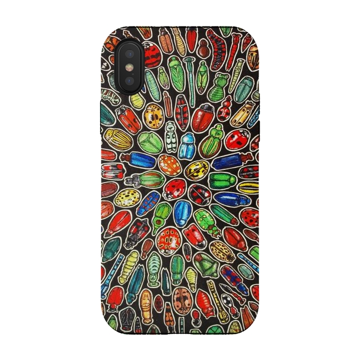 iPhone Xs / X StrongFit Insects  by Chloe Yzoard